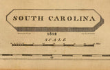 1812 Map of South Carolina