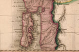 1818 Map of Chile