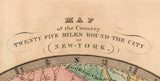 1831 Map of the New York City Region