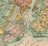 1831 Map of the New York City Region