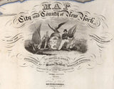 1840 Map of the City and County of New York