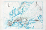 1843 Topographic Map of Europe