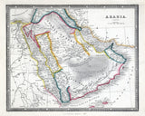 1856 Map of Arabia