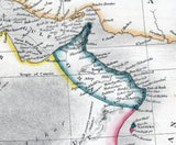 1856 Map of Arabia