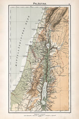 1896 Map of Palestine