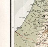 1896 Map of Palestine