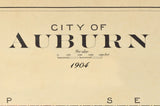 1904 Map of Auburn New York