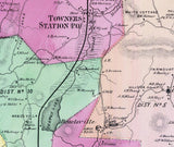 1868 Map of Patterson Putnam County New York