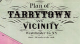 1868 Map of Tarrytown Westchester County New York