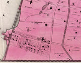 1868 Map of Tarrytown Westchester County New York