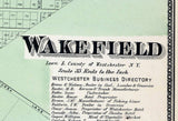 1868 Map of Wakefield New York