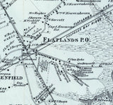 1873 Map of Flatlands Kings County New York