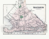 1873 Map of Gravesend Kings County New York