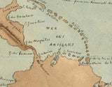 1857 Map of North and South America