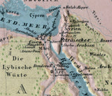1864 Relief Map of Africa
