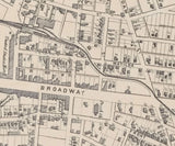 1866 Map of Saratoga Springs New York
