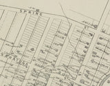 1866 Town Map of Schuylerville New York