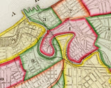 1874 Map of Cleveland Ohio