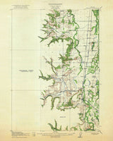 1922 Topo Map of Monroe Oregon