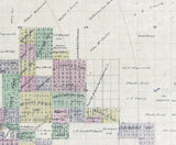 1893 Map of Sioux City Iowa