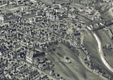 1897 Panoramic Map of Irwin Pennsylvania