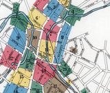 1904 Map of Danbury Fairfield County Connecticut