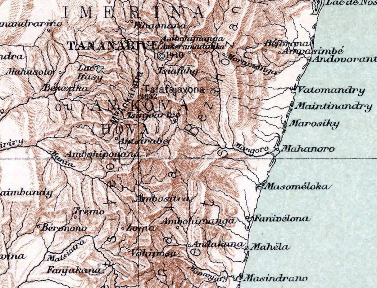 1889 Map of Madagascar