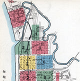 1900 Map of Ironton Lawrence County Ohio