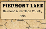 2024 Map of Piedmont Lake Ohio