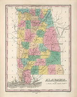 1827 Map of Alabama