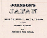1865 Map of Japan