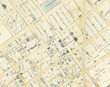 1855 Map of Jeffersonville Clark County Indiana