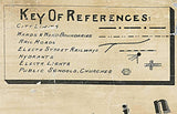 1900 Map of Vincennes Knox County Indiana