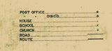 1909 Map of Bartholomew County Indiana