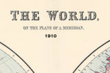 1910 Map of the World