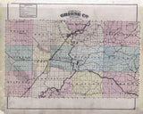 1879 Map of Greene County Indiana