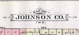 1900 Map of Johnson County Indiana