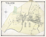 1873 Map of Valatie Columbia County New York