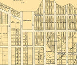 1899 Map of Lawrenceburgh Dearborn County Indiana