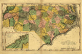 1814 Map of North Carolina