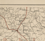 1865 Map of North and South Carolina