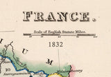 1832 Map of France