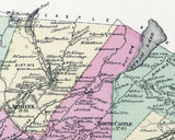 1867 Map of North Castle Westchester County New York