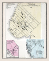 1867 Map of Verplanck Westchester County New York