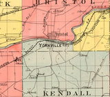 1903 Map of Kendall County Illinois