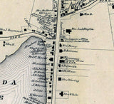 1867 Map of Carmel Village Putnam County New York