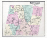 1867 Map of Patterson Putnam County New York