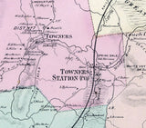 1867 Map of Patterson Putnam County New York