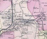 1867 Map of South East Putnam County New York