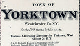 1867 Map of Yorktown Westchester County New York